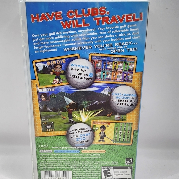 Hot Shots Golf: Open Tee PSP - Case Only PlayStation - Picture 3 of 3